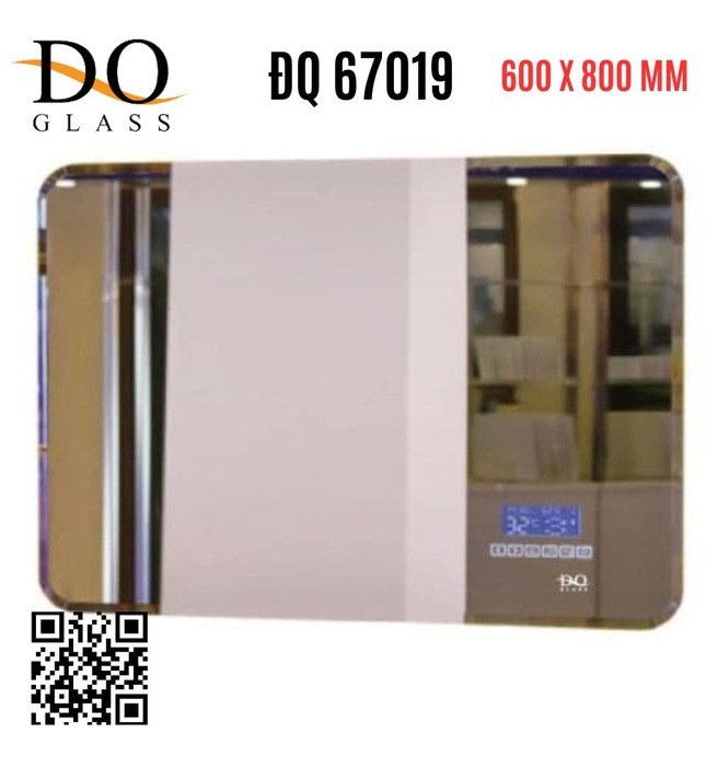 Gương Đèn Led Chữ Nhật Đình Quốc ĐQ 67019(600 x 800 mm)