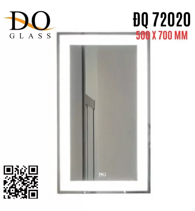 Gương Đèn LED Hình Chữ Nhật Đình Quốc ĐQ 72020 500x700mm