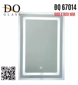 Gương Đèn LED Hình Chữ Nhật Đình Quốc ĐQ 67014 600x800mm