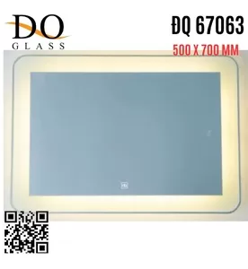 Gương Đèn LED Hình Chữ Nhật Đình Quốc ĐQ 67063 600x800mm