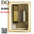 Gương Đèn Led Chữ Nhật 500 x 700 mm Đình Quốc ĐQ 99903 viền nhôm
