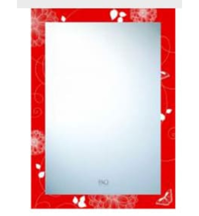 Gương trang trí hoa văn viền 500x700mm Đình Quốc ĐQ 4189