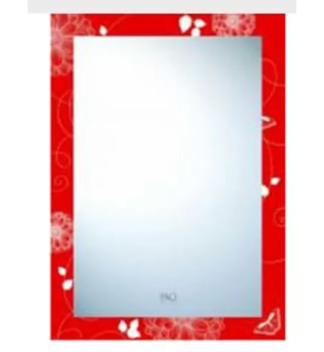 Gương Phòng Tắm Trang Trí Hoa Văn Đình Quốc ĐQ 4189 500x700mm