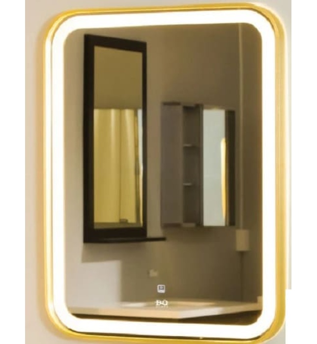 Gương Đèn Led Chữ Nhật Đình Quốc ĐQ 99903 (500x700mm) viền inox 