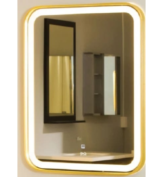 Gương Đèn Led Chữ Nhật Đình Quốc ĐQ 99903 (600x800mm) viền inox 