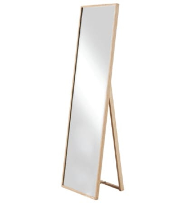 Gương toàn thân khung gỗ có chân 500x1500mm Đình Quốc ĐQ 72006A