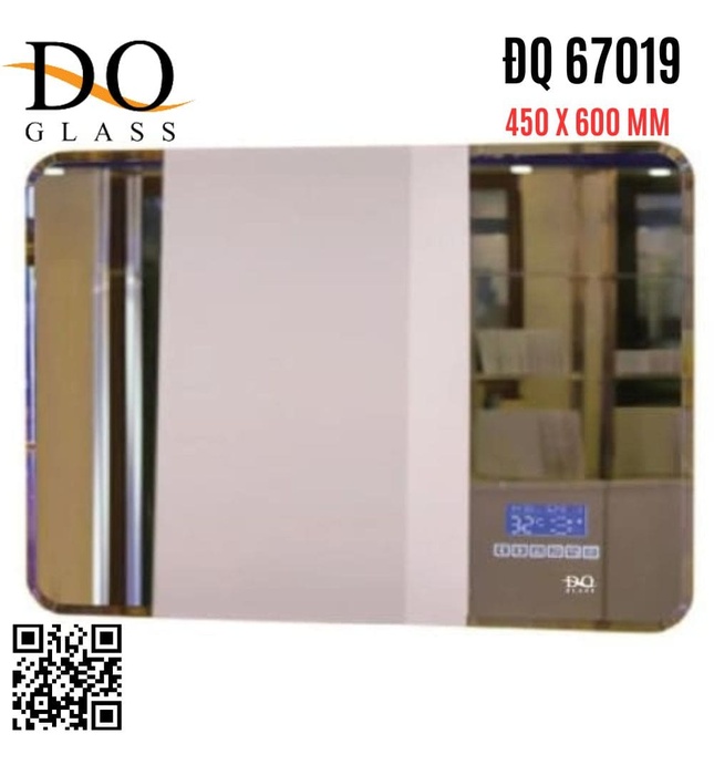 Gương Đèn Led Chữ Nhật Đình Quốc ĐQ 67019(450x600mm)