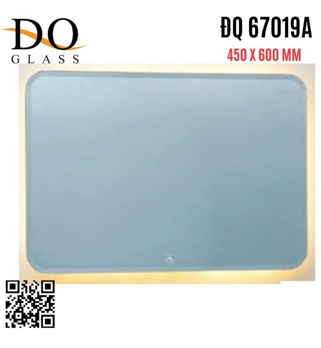 Gương đèn led hình chữ nhật Đình Quốc ĐQ 67019A(450x600mm)