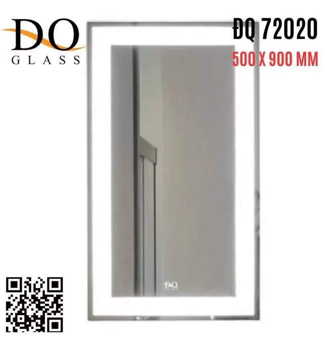 Gương Đèn LED Hình Chữ Nhật Đình Quốc ĐQ 72020 500x700mm