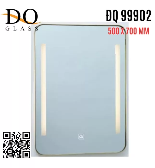 Gương Đèn LED Hình Chữ Nhật Đình Quốc ĐQ 99902 500x700mm