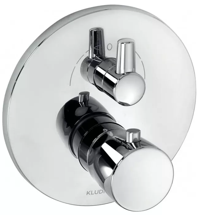 Mặt nạ bộ trộn âm 2 đường nước trắng Balance Đức Kludi 528309175