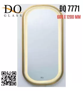 Gương Đèn LED Hình Chữ Nhật Đình Quốc ĐQ 7771 500x1200mm