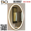 Gương đèn led hình ovan Đình Quốc ĐQ 99907 (500x700mm) viền nhôm