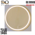 Gương đèn led hình tròn 600x600mm Đình Quốc ĐQ 99906 viền inox 