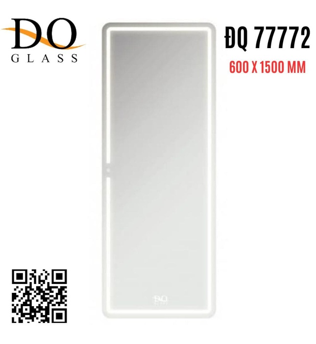 Gương led toàn thân khung gỗ 600x1500mm Đình Quốc ĐQ 77772 