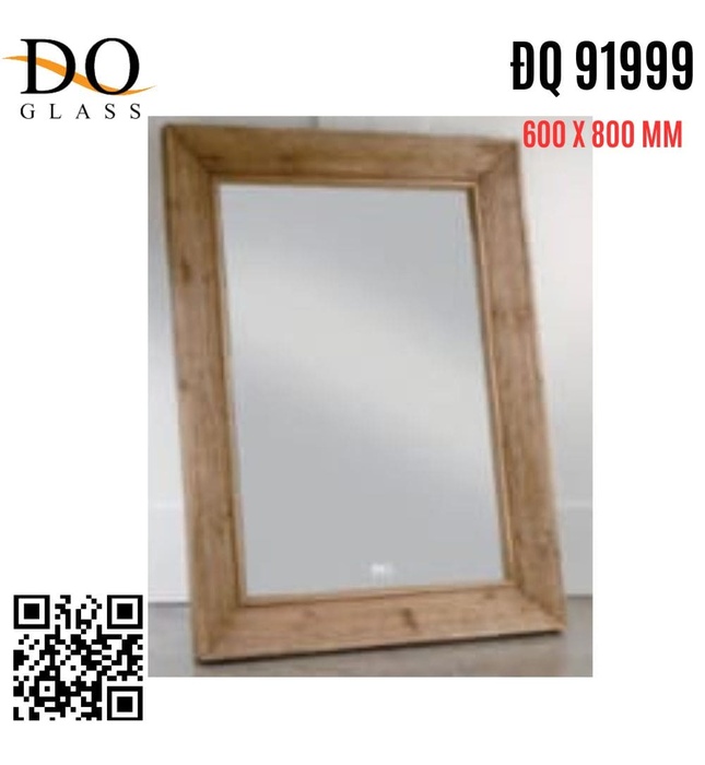 Gương toàn thân khung gỗ Đình Quốc ĐQ 91999 (600x800mm)