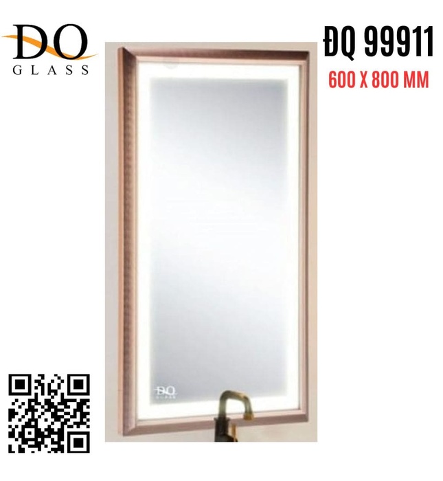 Gương đèn led hình chữ nhật Đình Quốc ĐQ 99911(600x800mm)