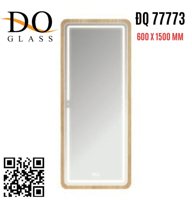 Gương đèn led hình chữ nhật 600x1500mm Đình Quốc ĐQ 77773