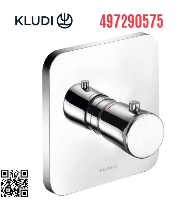 Mặt nạ bộ trộn âm 1 đường nước E2 Đức Kludi 497290575