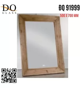 Gương Soi Toàn Thân Khung Gỗ Đình Quốc ĐQ 91999 500x700mm