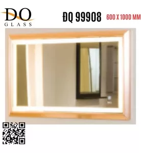 Gương Đèn LED Cảm Ứng Hình Chữ Nhật Đình Quốc ĐQ 99908 600x1000mm