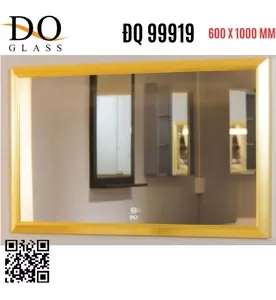 Gương Phòng Tắm Hình Chữ Nhật Đình Quốc ĐQ 99919 600x1000mm