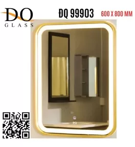 Gương Đèn LED Hình Chữ Nhật Đình Quốc ĐQ 69003 450x600mm