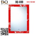Gương trang trí hoa văn viền 500x700mm Đình Quốc ĐQ 4189