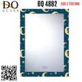 Gương trang trí hoa văn viền Đình Quốc ĐQ 4882 (500x700mm)