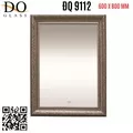 Gương Phòng Tắm Trang Trí Hoa Văn Đình Quốc ĐQ 9112 600x800mm