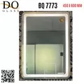 Gương Đèn LED Viền Nhôm Hình Chữ Nhật Đình Quốc ĐQ 7773 450x600mm