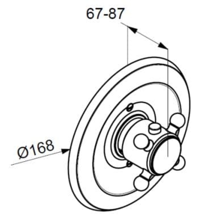 Mặt nạ bộ trộn âm vàng Adlon Đức Kludi 517194520