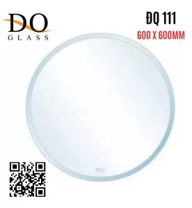 Gương Phòng Tắm Hình Tròn Đình Quốc ĐQ 111 600x600mm