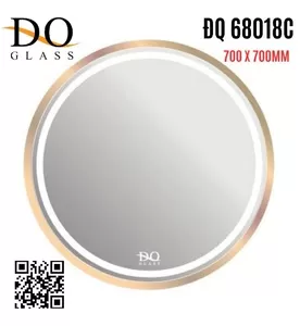 Gương Đèn LED Hình Tròn Đình Quốc ĐQ 68018C 700x700mm