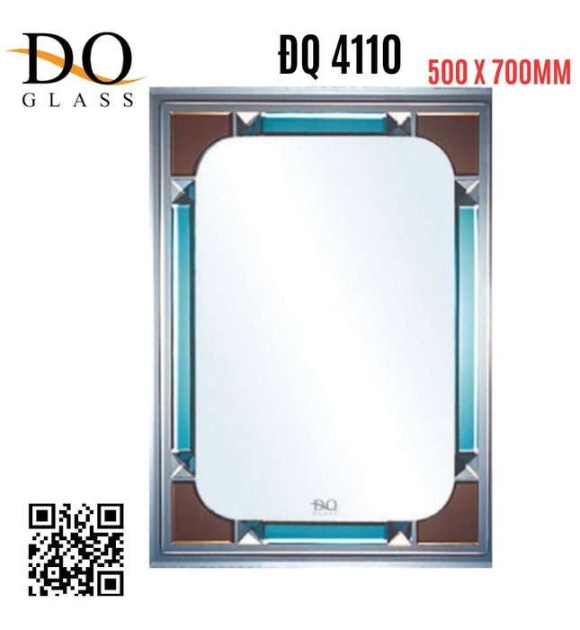 Gương phòng tắm hình chữ nhật Đình Quốc ĐQ 4110(500x700mm) 