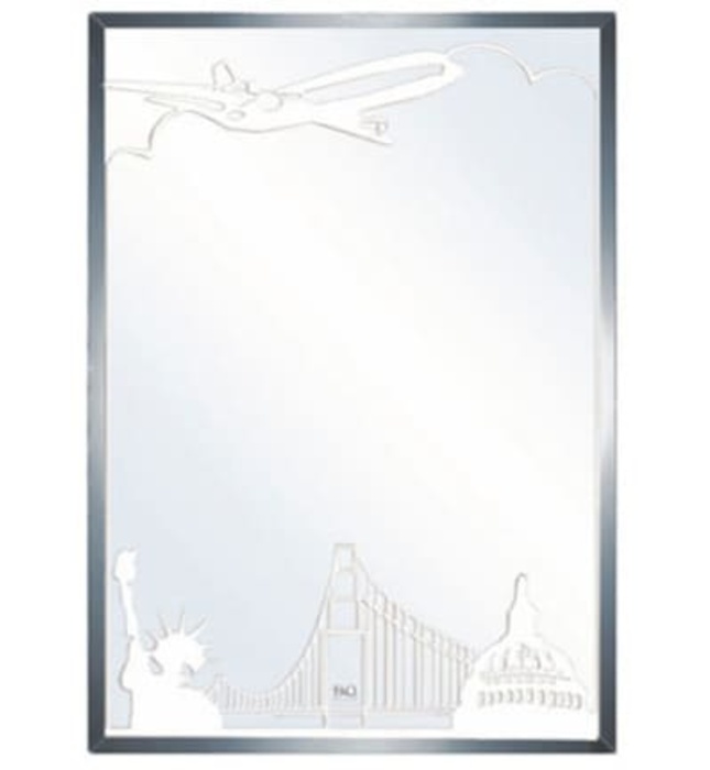 Gương phòng tắm trang trí Đình Quốc ĐQ 4244 (500x700mm) 