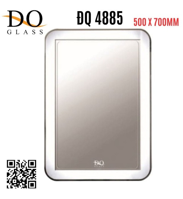 Gương phòng tắm trang trí Đình Quốc ĐQ 4885 (500x700mm) 