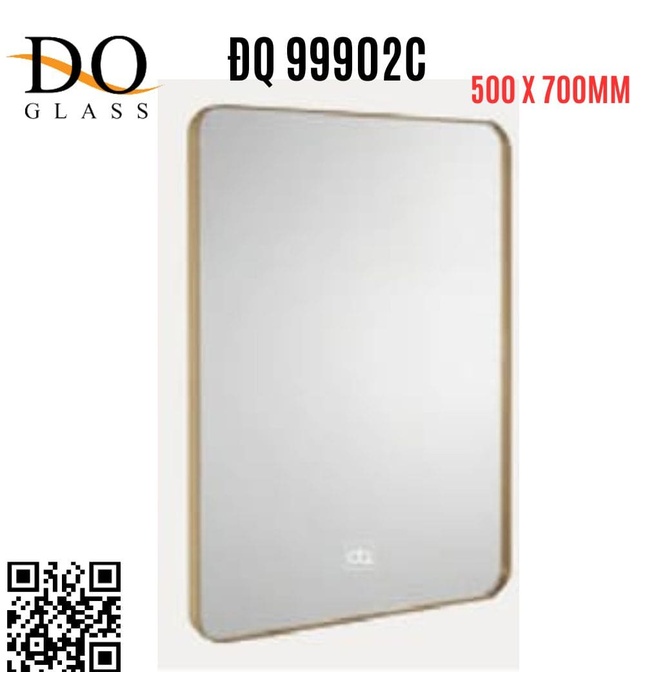 Gương phòng tắm Đình Quốc ĐQ 99902C (500x700mm)