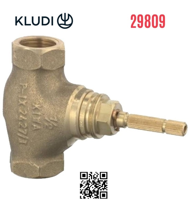 Cục âm van khóa âm tường Kludi 29809