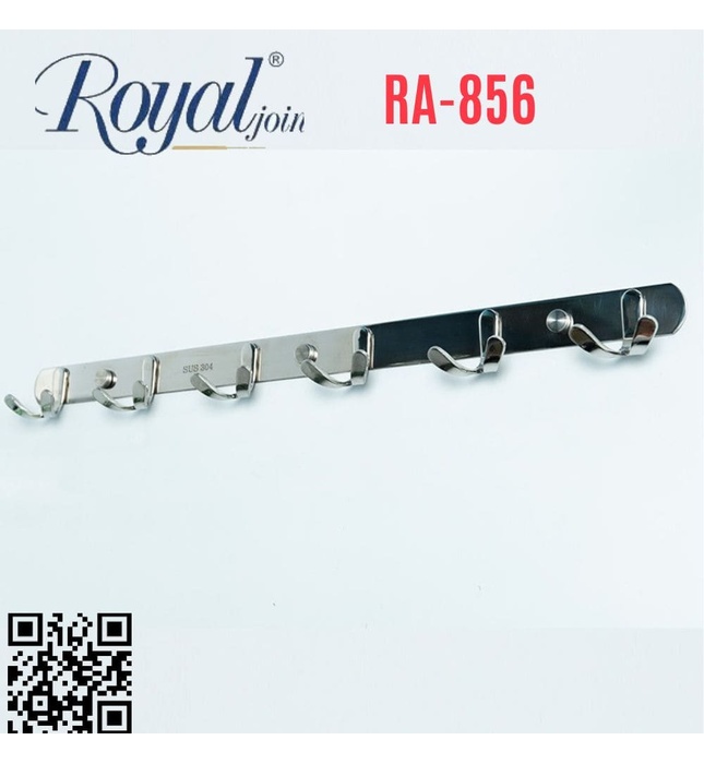 Móc áo đôi 5 vấu inox Royal RA-856