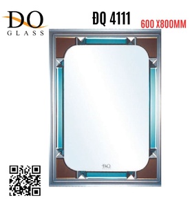 Gương phòng tắm hình chữ nhật Đình Quốc ĐQ 4111(600x800mm) 