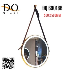 Gương dây da đèn led Đình Quốc ĐQ 69018B (500x500mm)