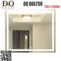 Gương đèn led phòng tắm Đình Quốc ĐQ 66670A (700x700mm) 