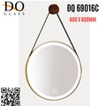 Gương dây da cảm ứng không đèn Đình Quốc ĐQ 69016C (600x600mm) 