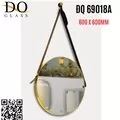 Gương Phòng Tắm Dây Da Hình Tròn Đình Quốc ĐQ 69018A 600x600mm