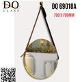 Gương dây da hình tròn Đình Quốc ĐQ 69018A(700x700mm)