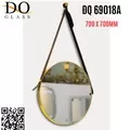 Gương Phòng Tắm Dây Da Hình Tròn Đình Quốc ĐQ 69018A 700x700mm