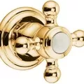 Bộ mặt nạ van khóa âm tường vàng Adlon Đức Kludi 518034520