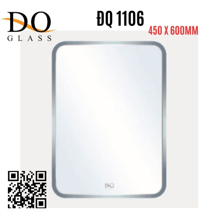 Gương phòng tắm trang trí Đình Quốc ĐQ 1106(450x600mm)  