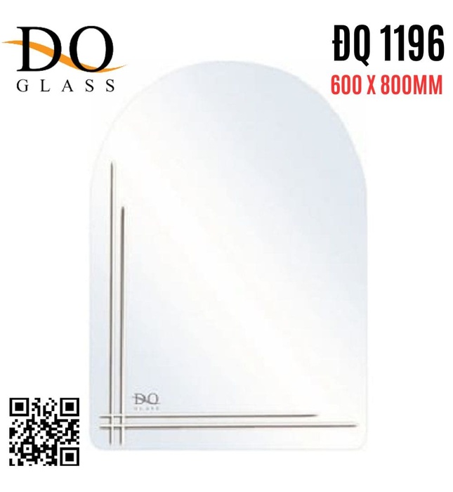 Gương phòng tắm trang trí Đình Quốc ĐQ 1196 (600x800mm) 